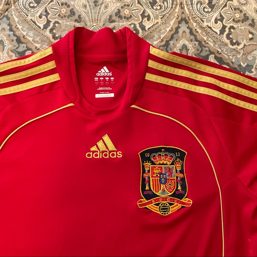 EUC Adidas 2008 EUROCUP Spain National Team Jersey Womens Sz L - Picture 2 of 7